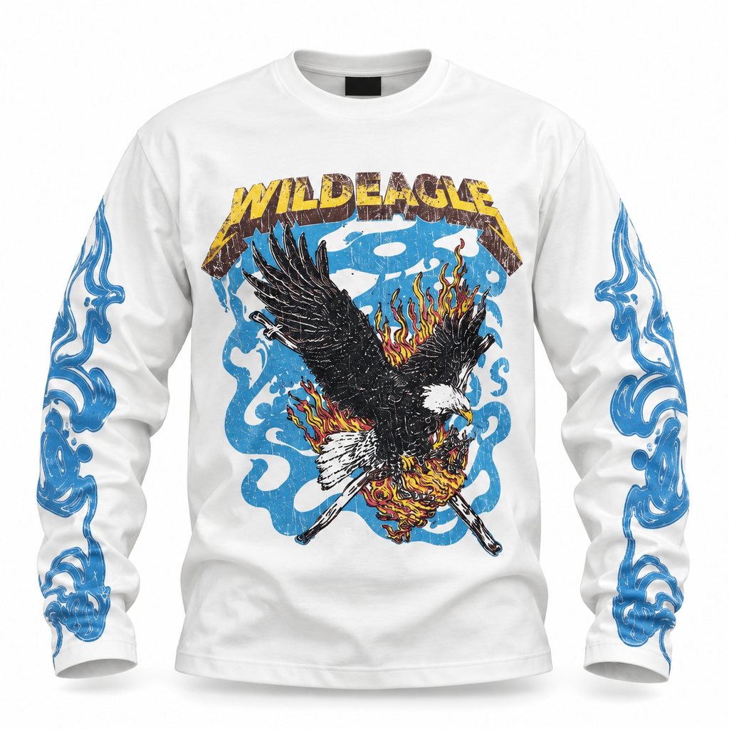 Long-sleev Wild premium bianca