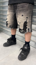 Shorts sfrangiato