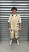 Coord-set Good Times beige