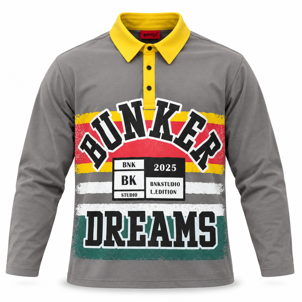 Polo DREAMS Bnk studio grigia