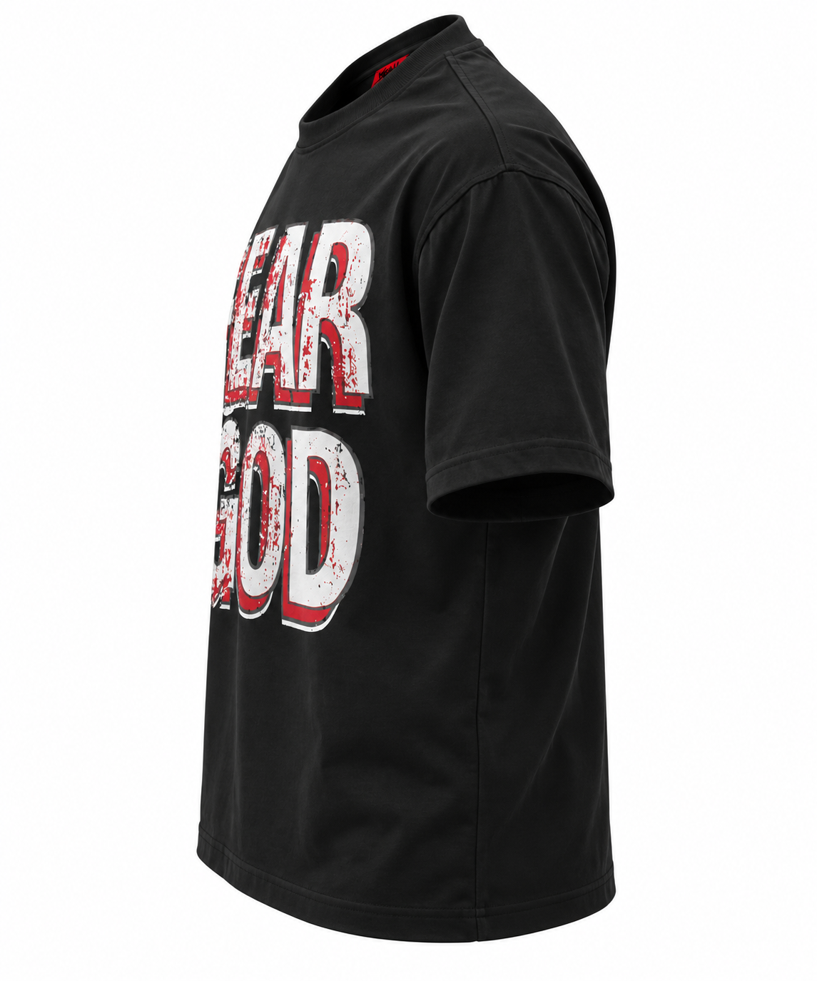 T-shirt Fear Bnk studio nera