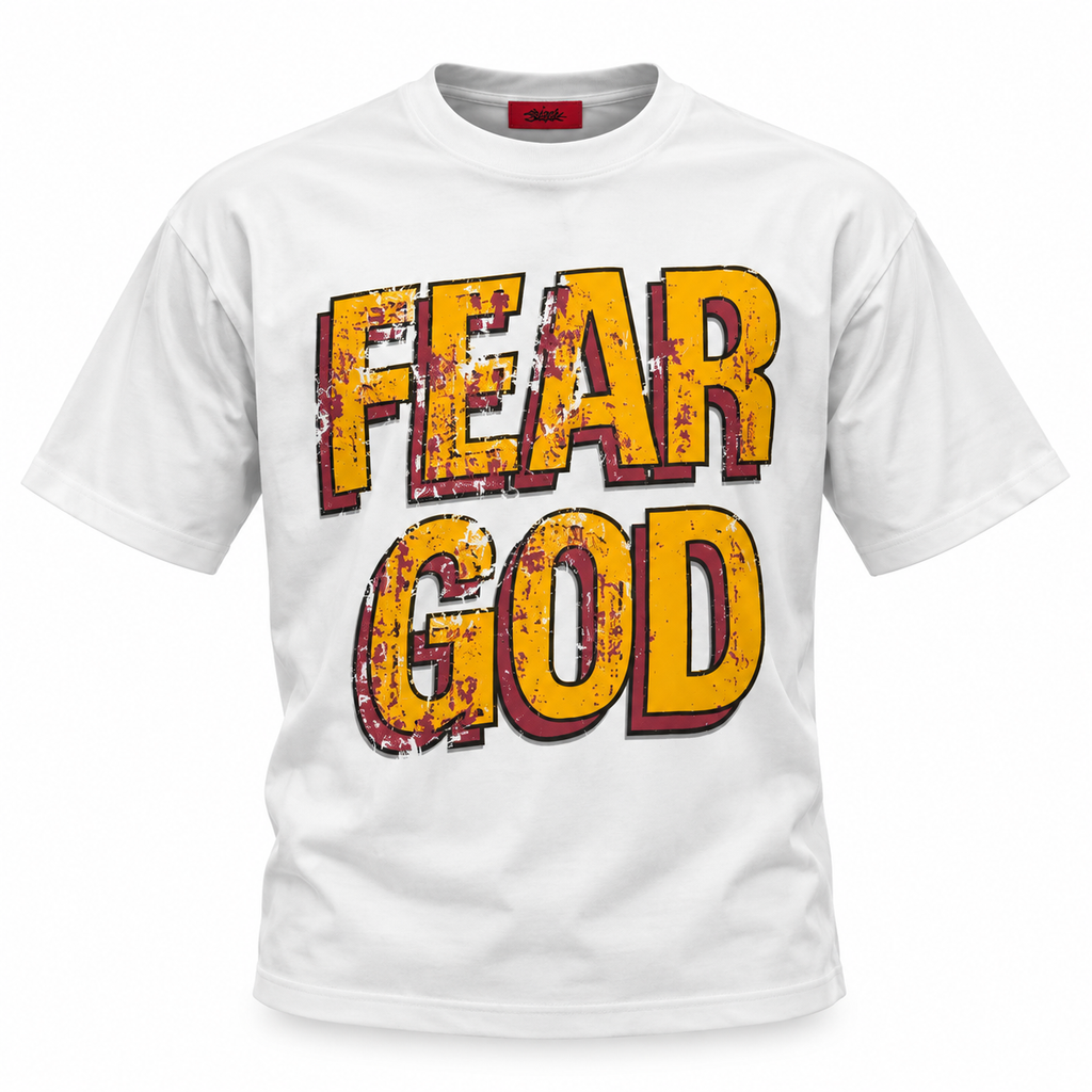 T-shirt Fear Bnk studio bianca