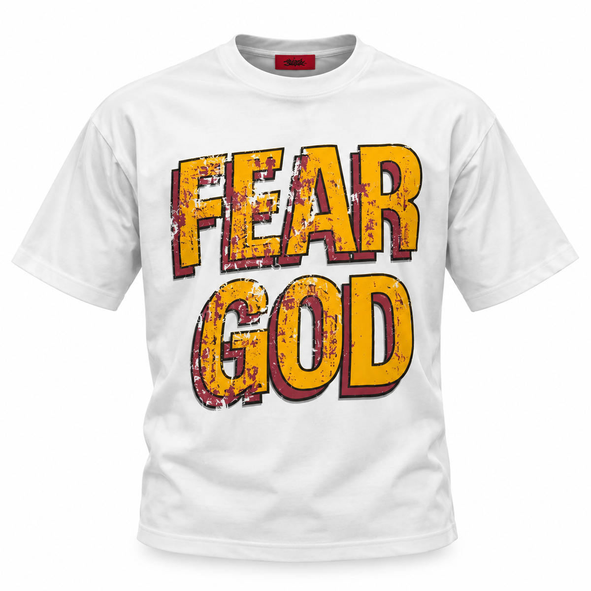 T-shirt Fear Bnk studio bianca