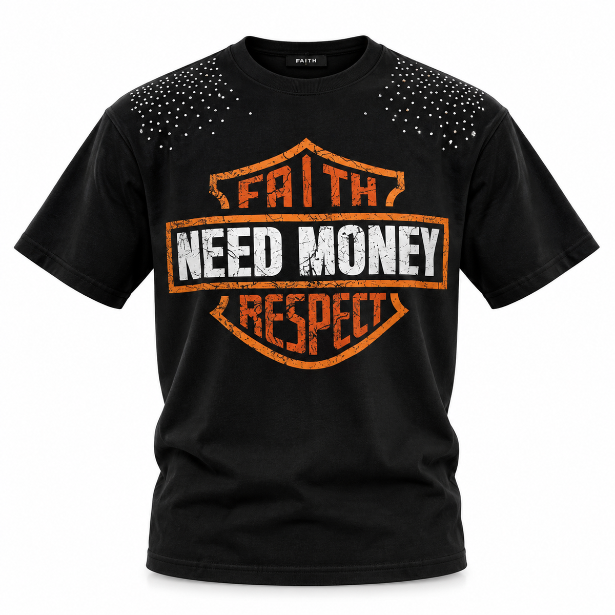 T-shirt FAITH nera