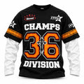 Long-sleev Champs nera