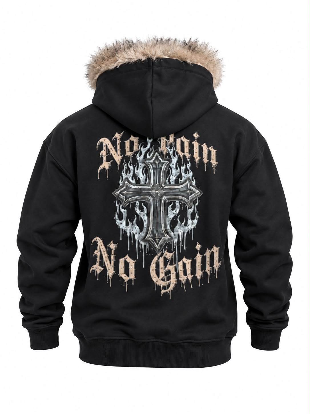 Felpa No PAIN Tpwr brand Premium nera