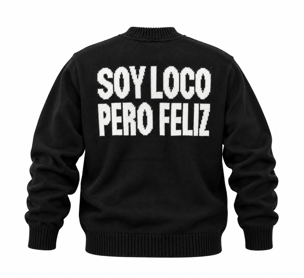 Maglione Soy Loco nero