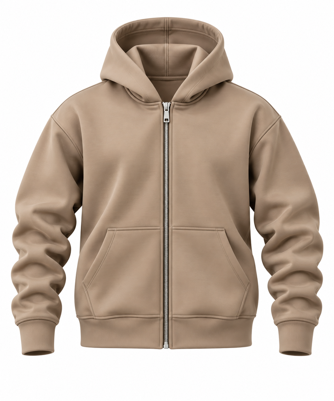 Felpa scuba beige