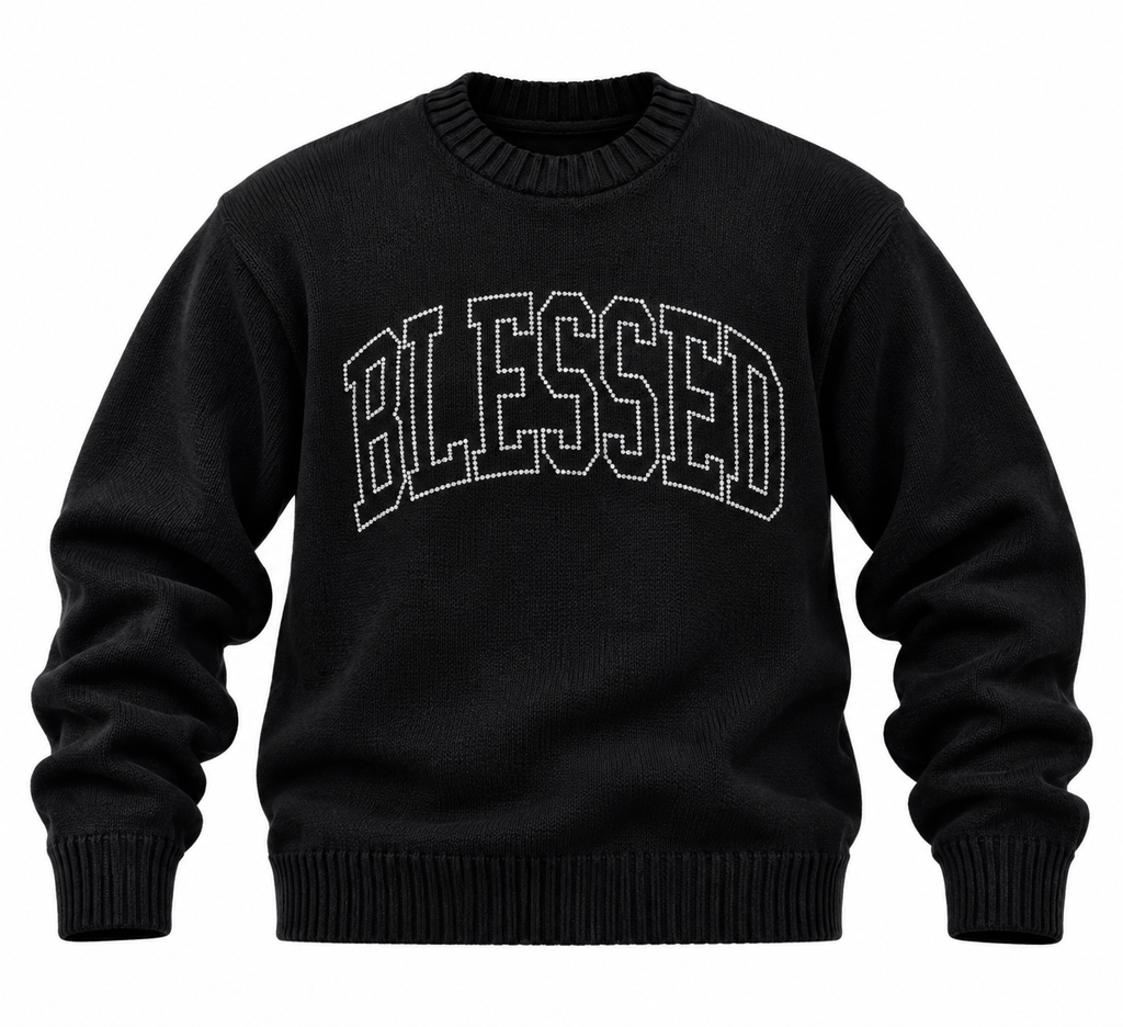 Maglione Blessed DIAMOND nero
