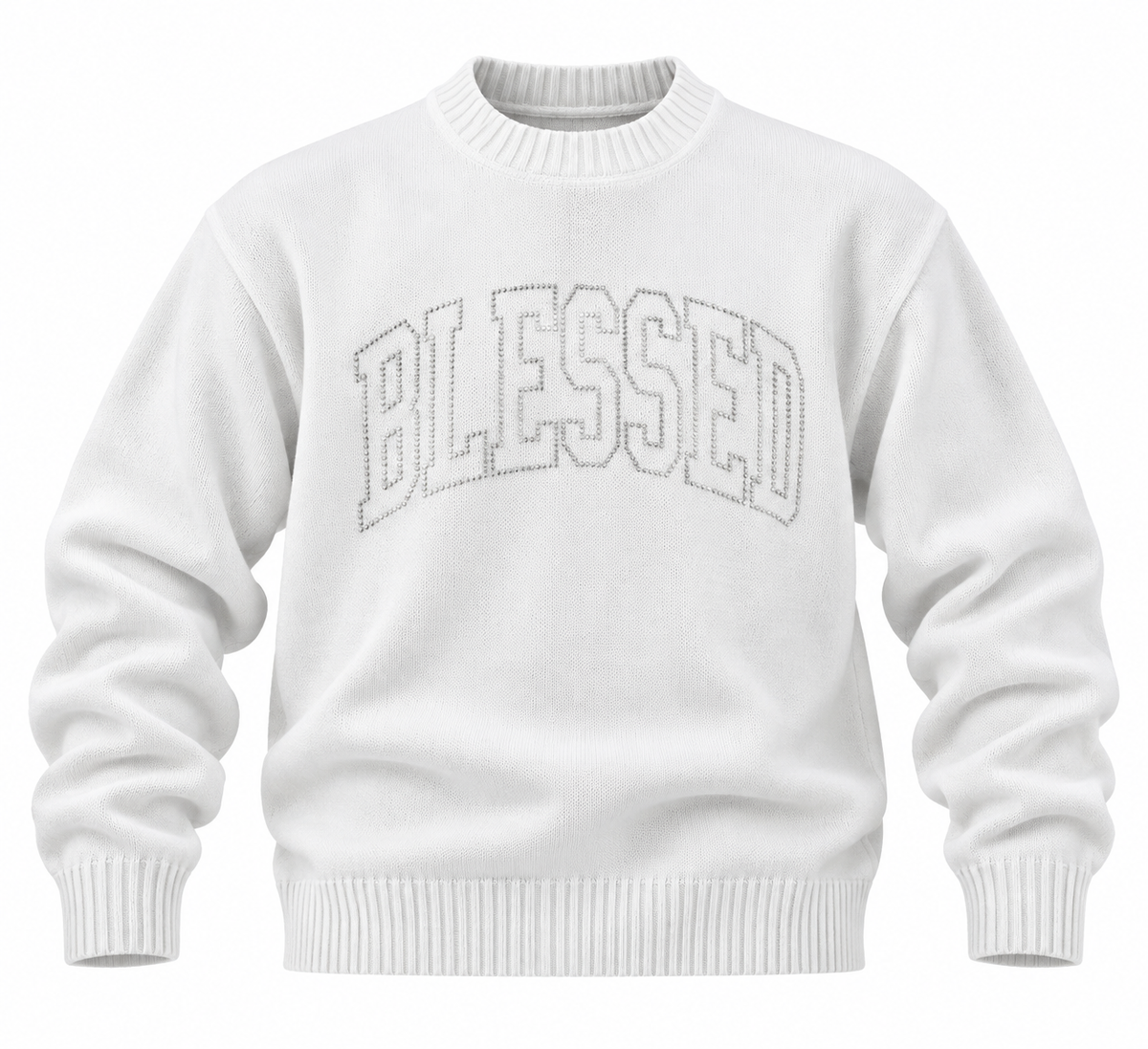 Maglione Blessed DIAMOND bianco