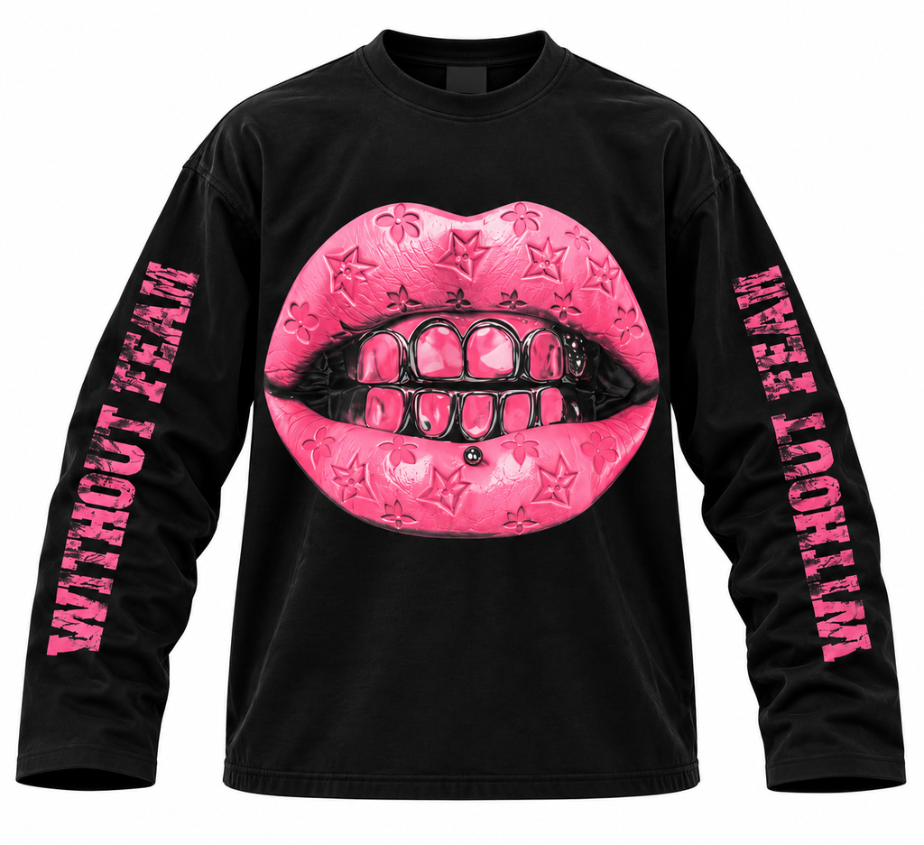 Long-sleev Lips 2.0 nera
