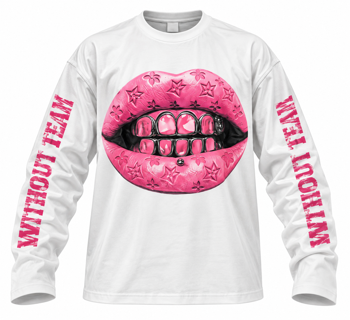 Long-sleev Lips 2.0 bianca
