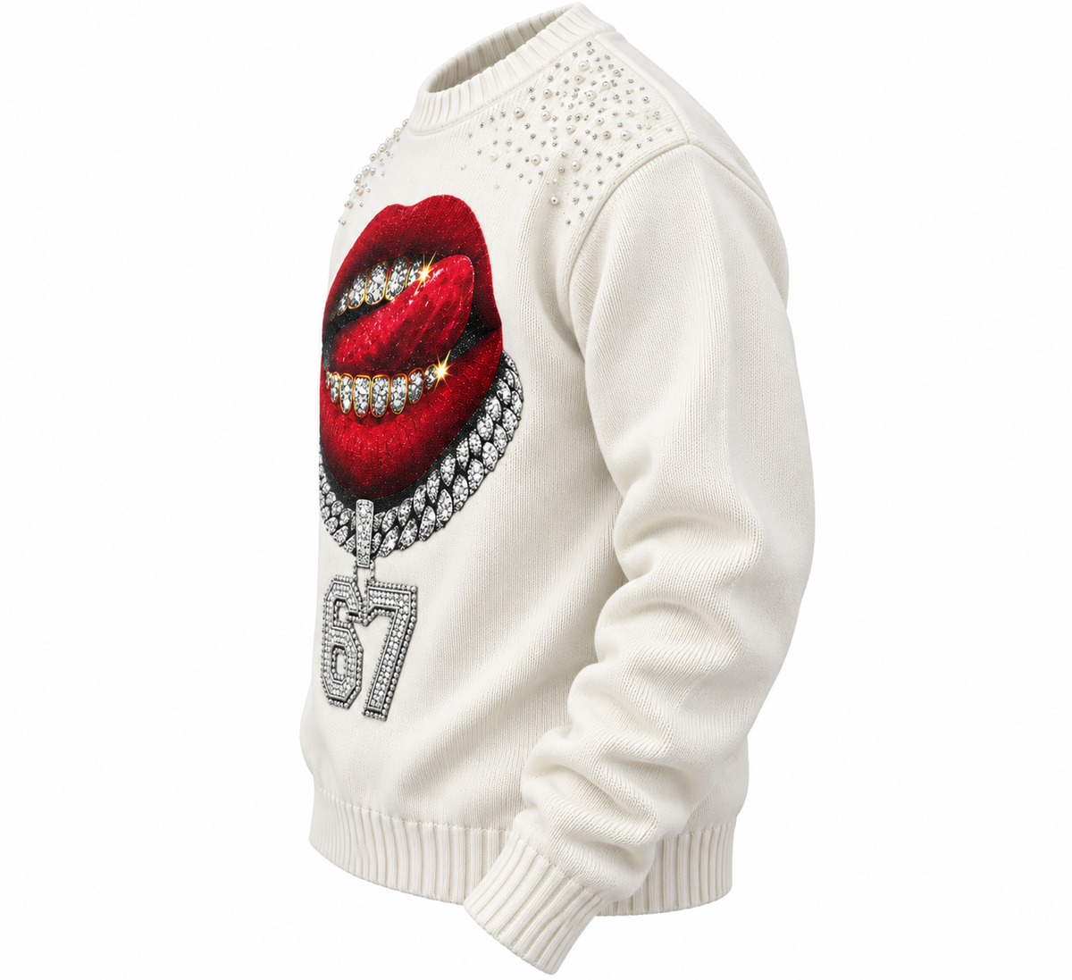 maglione mod. pap*r bianco
