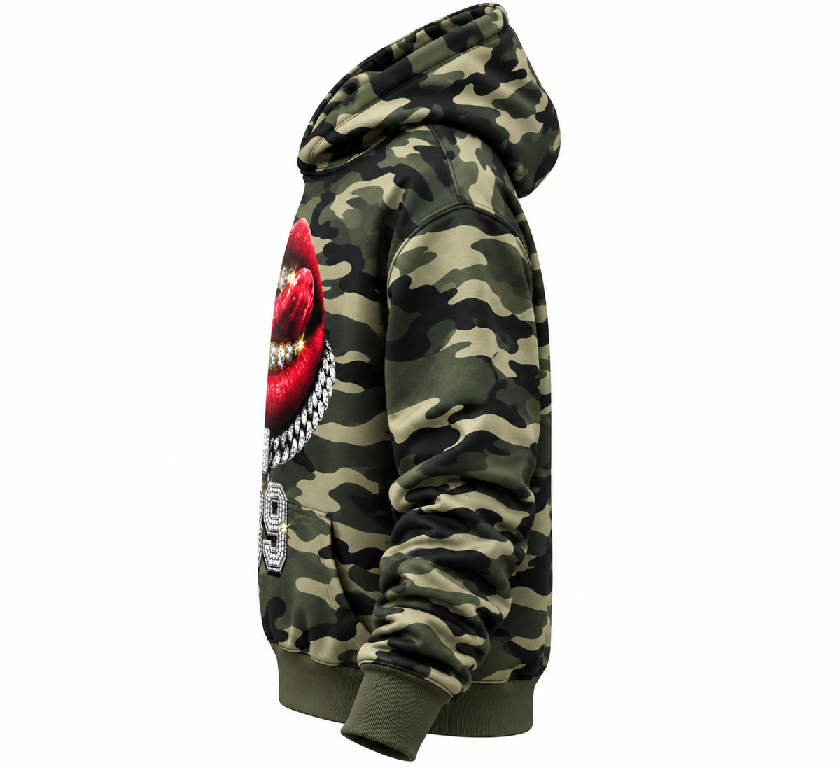 felpa mod. pap*r camouflage