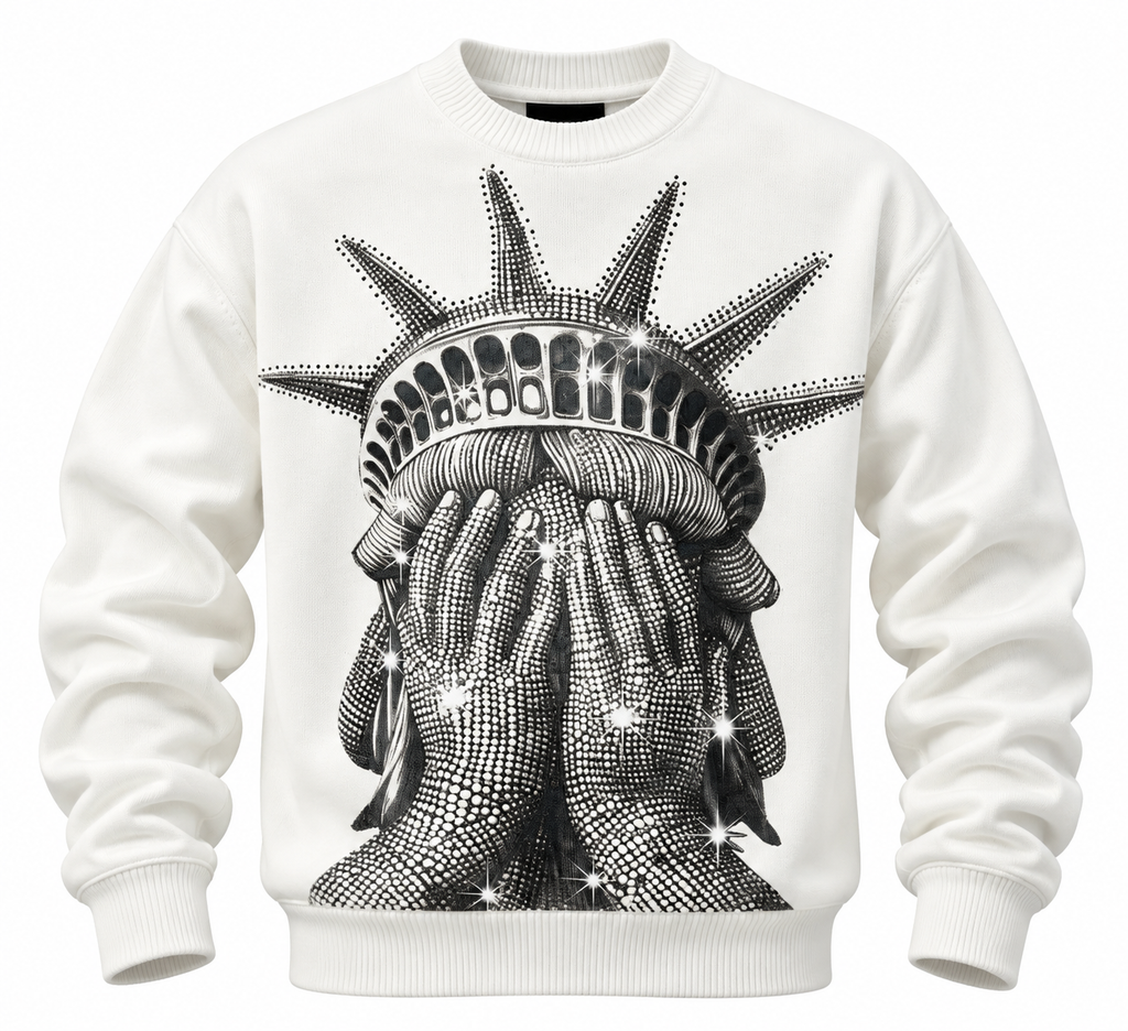 maglione ny bianco