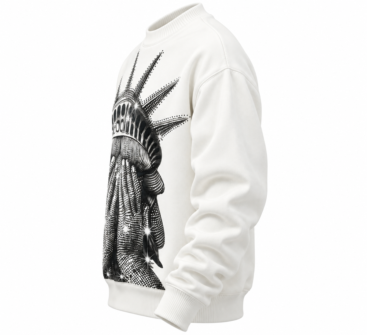 maglione ny bianco