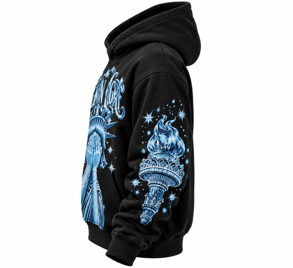 Felpa liberty wlk brand nera