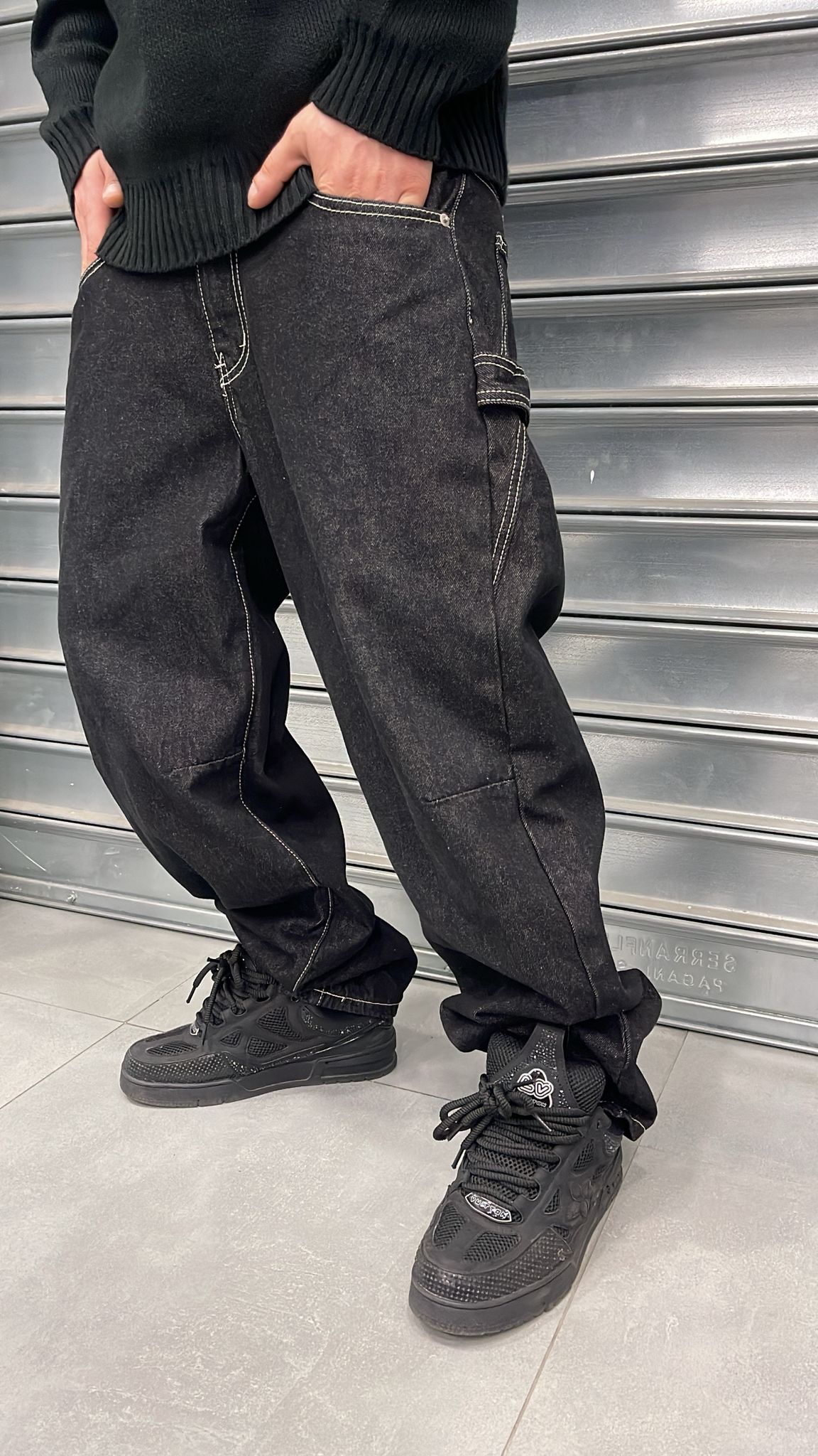 Carpenter cuciture a contrasto