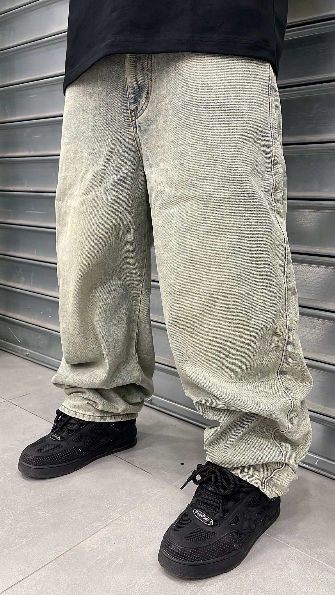 jeans Baggy sabbiato