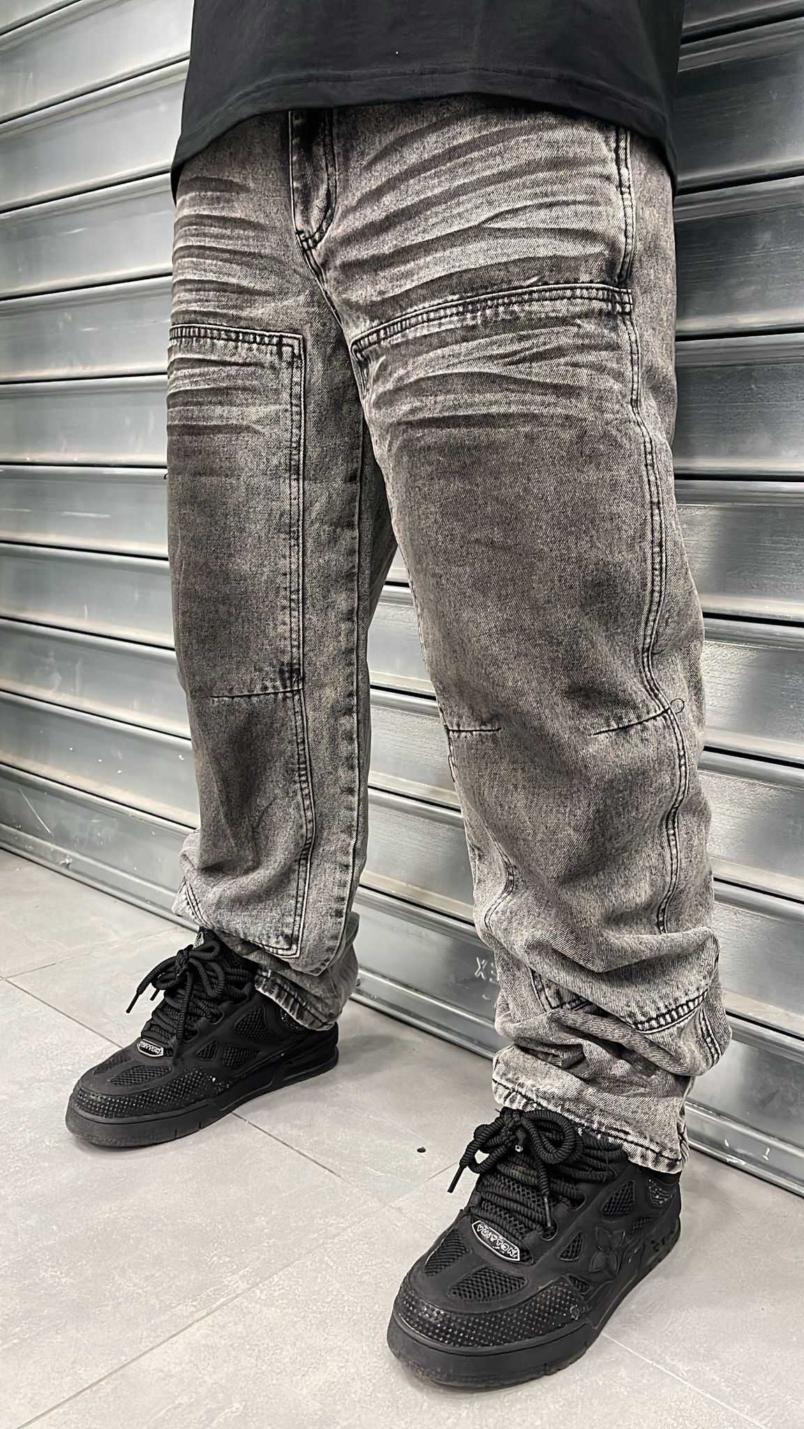 Jeans Baggy Graffiato