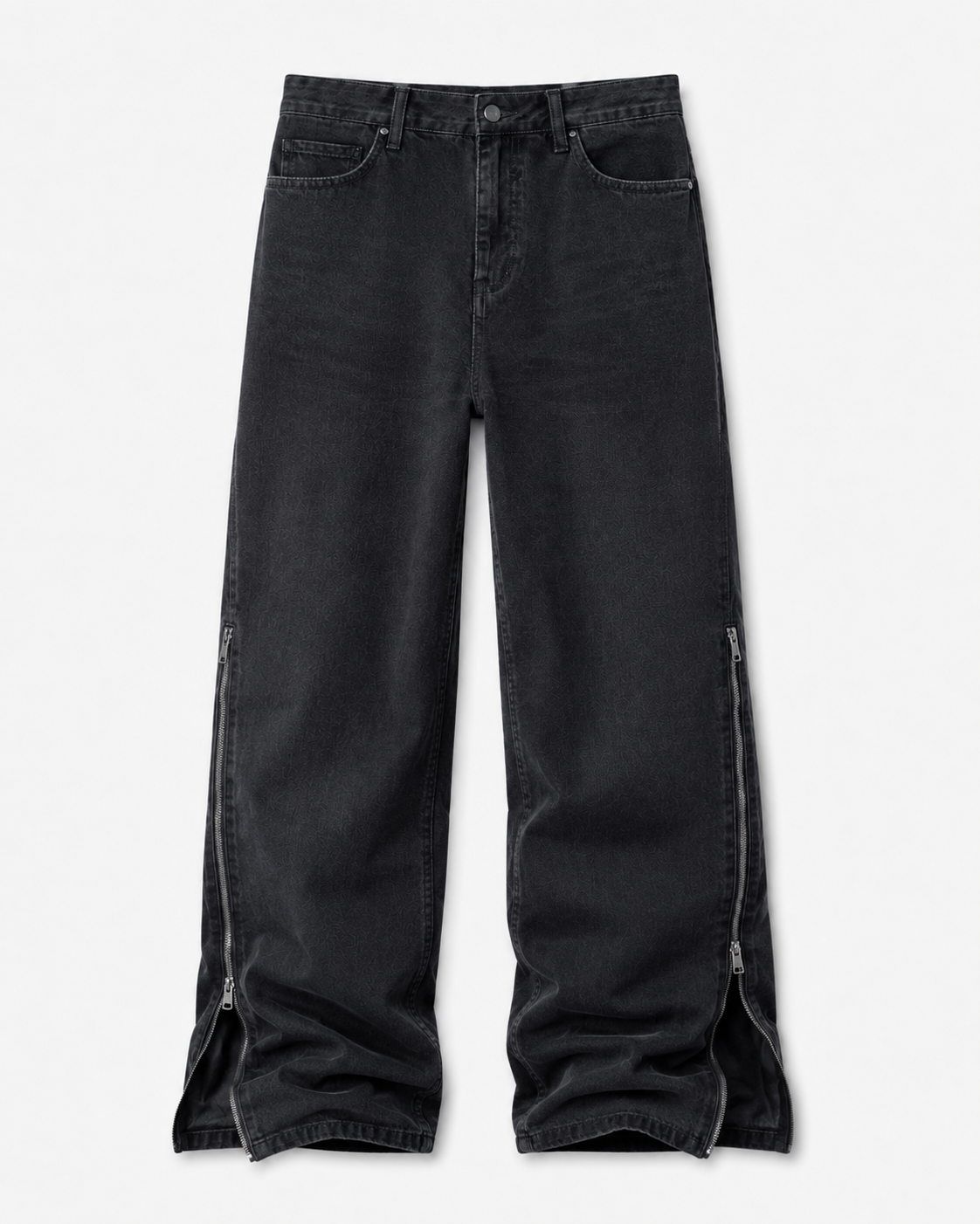 Jeans Flared Total Black